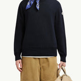 Logo Patch Cotton Jumper