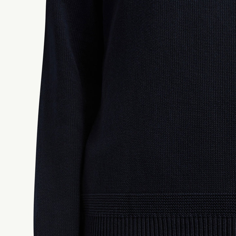 Logo Patch Cotton Jumper