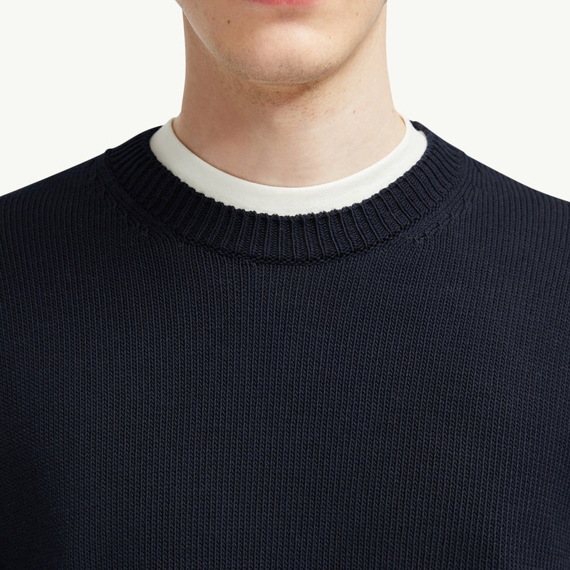 Logo Patch Cotton Jumper