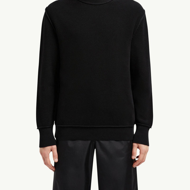 Textured Cotton Jumper