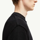 Textured Cotton Jumper