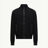 Padded Wool Zip-Up Cardigan