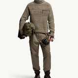 Wool Polo Neck Jumper With Pocket