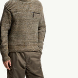 Wool Polo Neck Jumper With Pocket