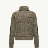 Wool Polo Neck Jumper With Pocket