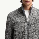 Wool & Alpaca Zip-Up Cardigan