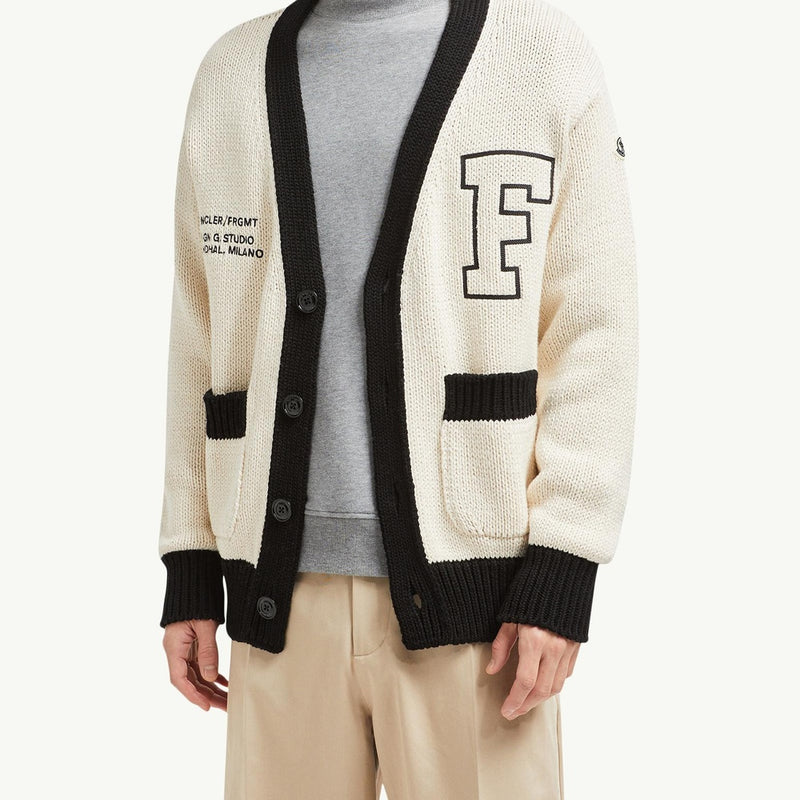 Moncler x FRGMT Embroidered Cotton Cardigan