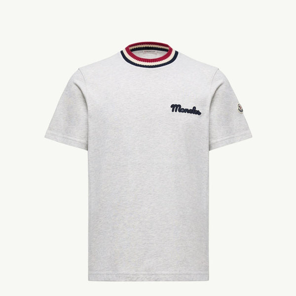 Embroidered Logo Cotton T-Shirt