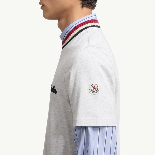 Embroidered Logo Cotton T-Shirt