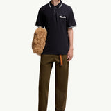 Embroidered Logo Cotton Piquet Polo Shirt