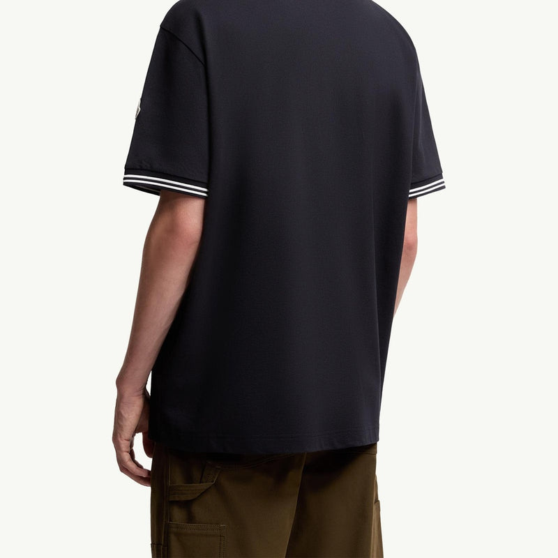 Embroidered Logo Cotton Piquet Polo Shirt