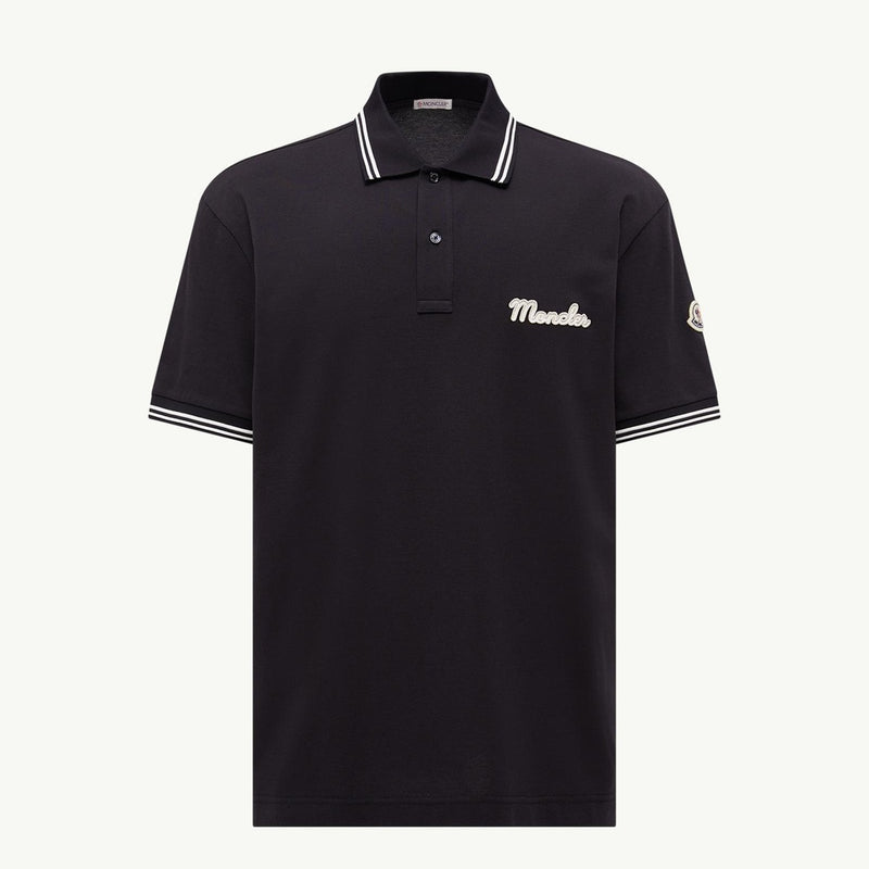 Embroidered Logo Cotton Piquet Polo Shirt