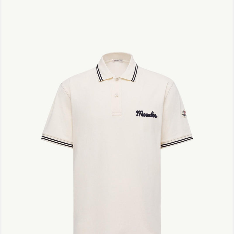 Embroidered Logo Cotton Piquet Polo Shirt