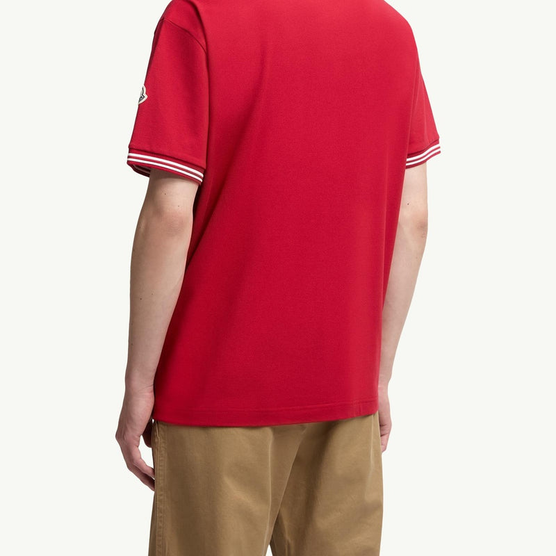 Embroidered Logo Cotton Piquet Polo Shirt