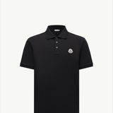 Logo Patch Cotton Piquet Polo Shirt