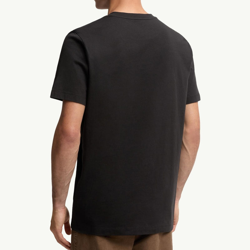 Flocked Logo Cotton T-Shirt