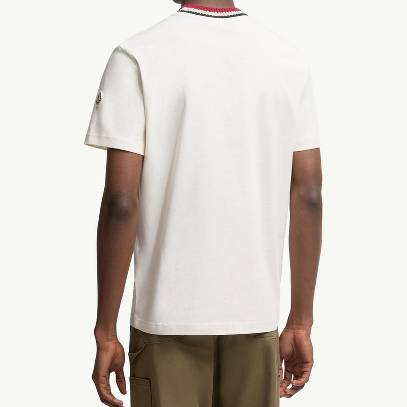 Embroidered Logo Cotton T-Shirt