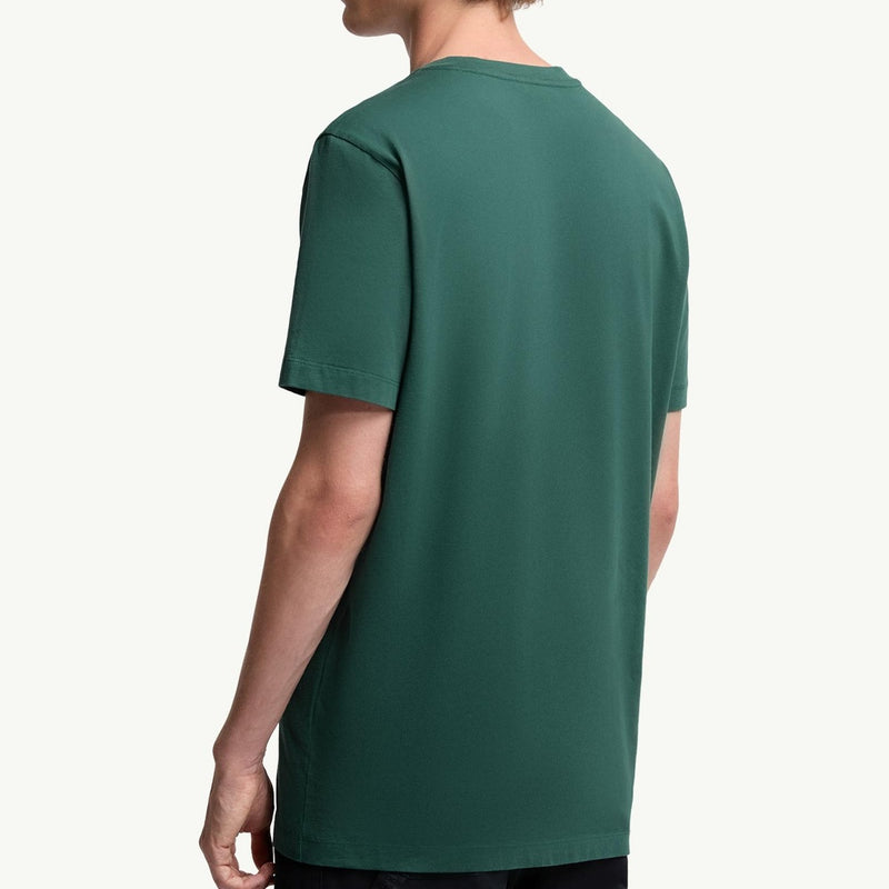 Flocked Logo Cotton T-Shirt