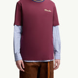 Embroidered Logo Cotton T-Shirt