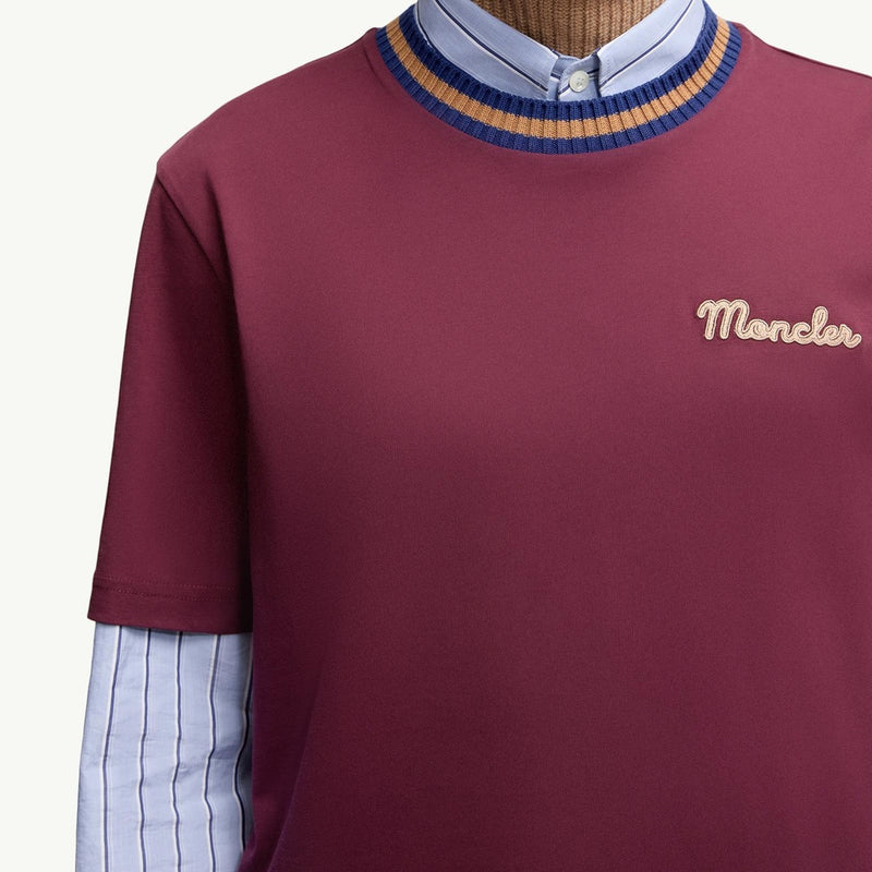 Embroidered Logo Cotton T-Shirt