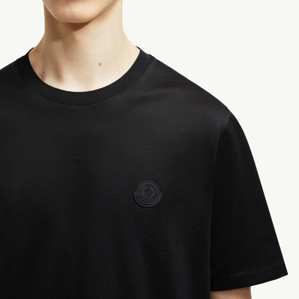 Vertical Back Logo Cotton T-Shirt