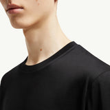 Vertical Back Logo Cotton T-Shirt