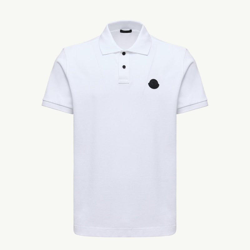 Logo Patch Cotton Piquet Polo Shirt