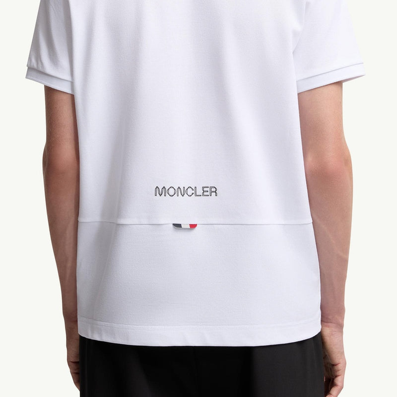 Logo Patch Cotton Piquet Polo Shirt