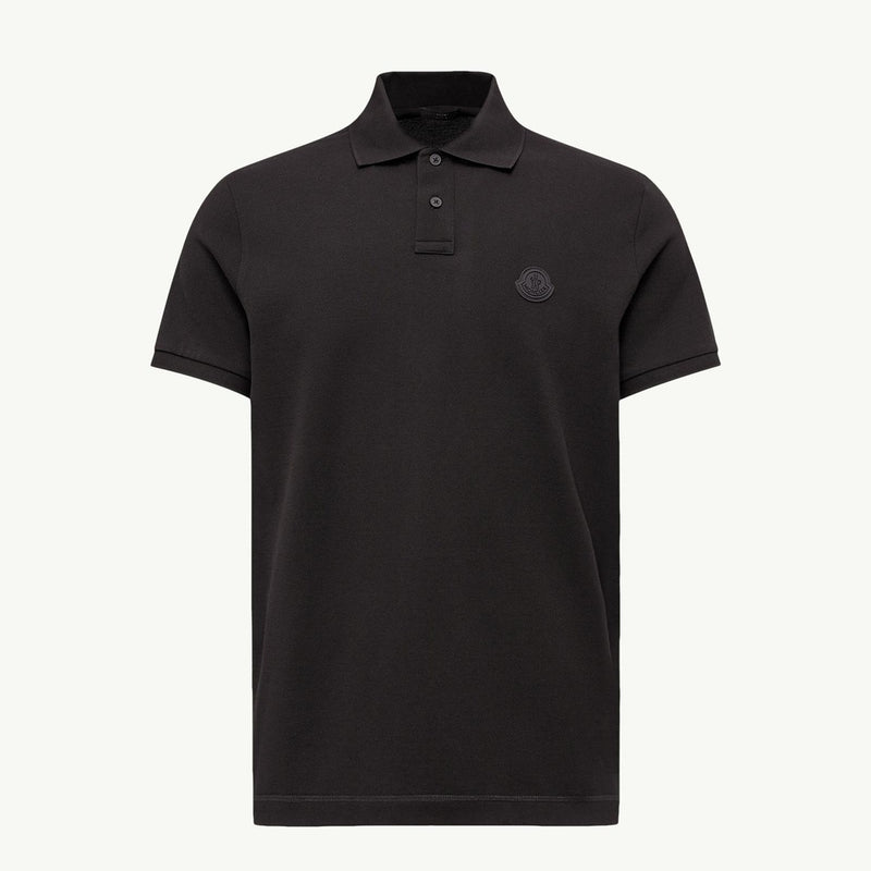 Logo Patch Cotton Piquet Polo Shirt
