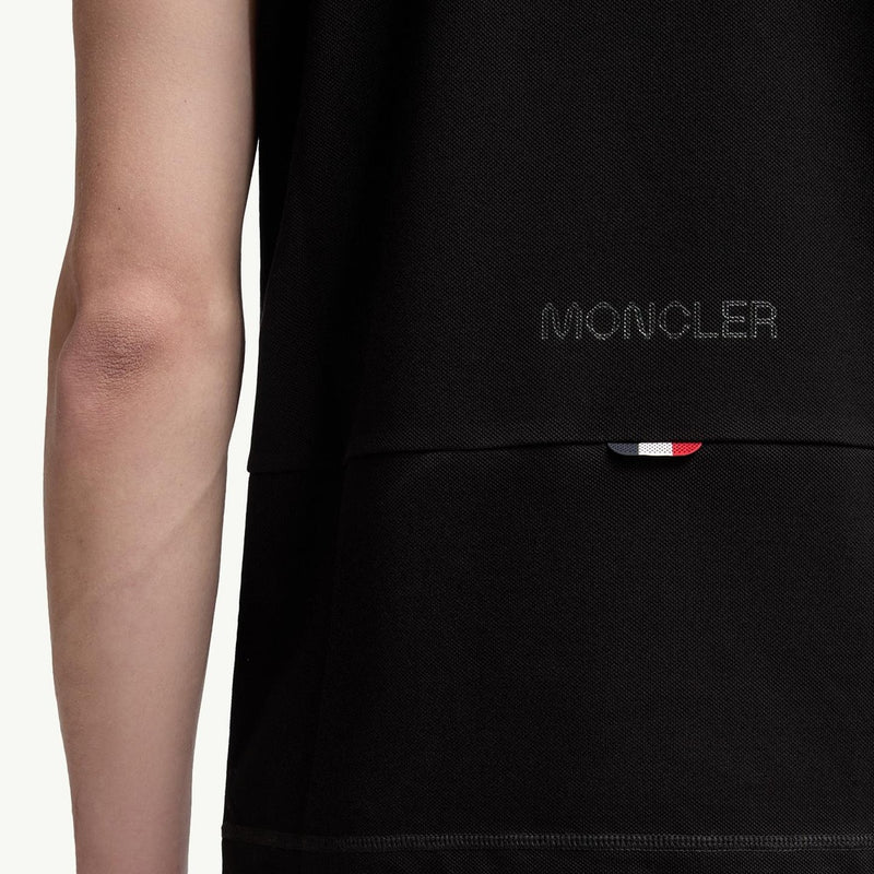 Logo Patch Cotton Piquet Polo Shirt