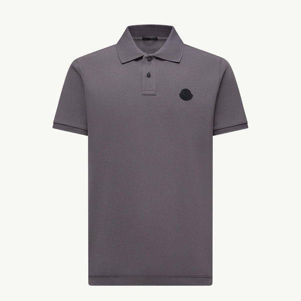 Logo Patch Cotton Piquet Polo Shirt