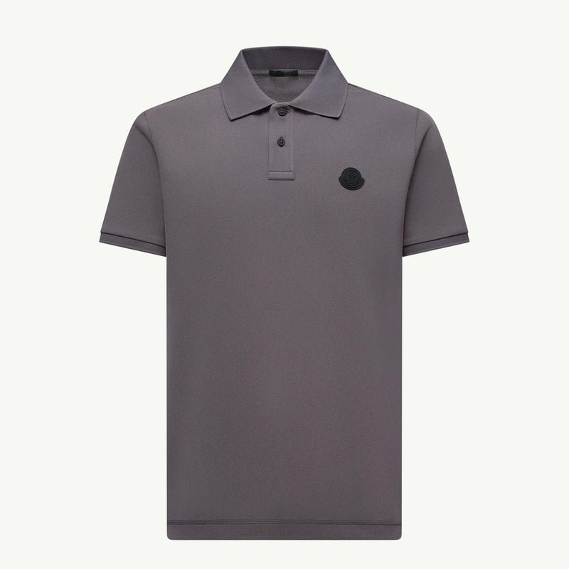 Logo Patch Cotton Piquet Polo Shirt