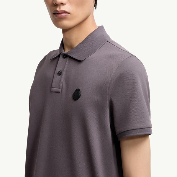 Logo Patch Cotton Piquet Polo Shirt