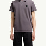 Logo Patch Cotton Piquet Polo Shirt