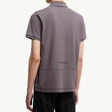 Logo Patch Cotton Piquet Polo Shirt