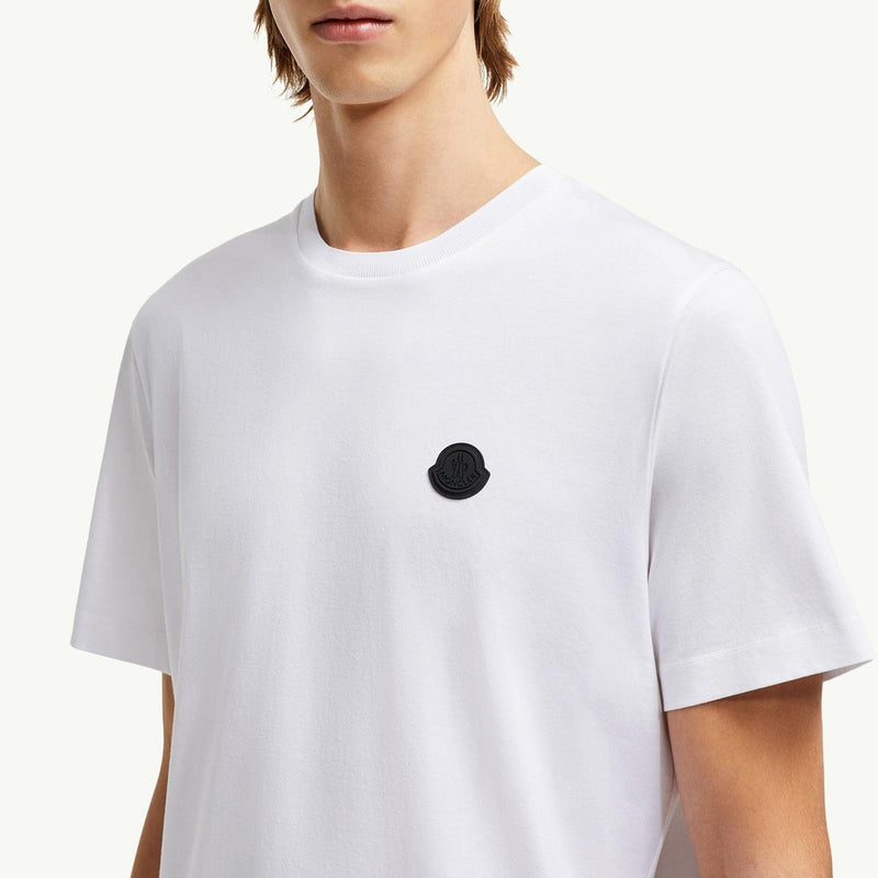 Vertical Back Logo Cotton T-Shirt