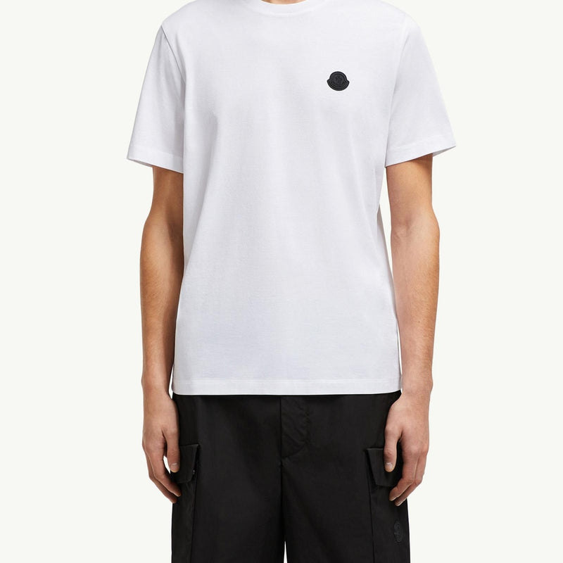 Vertical Back Logo Cotton T-Shirt