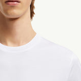 Vertical Back Logo Cotton T-Shirt