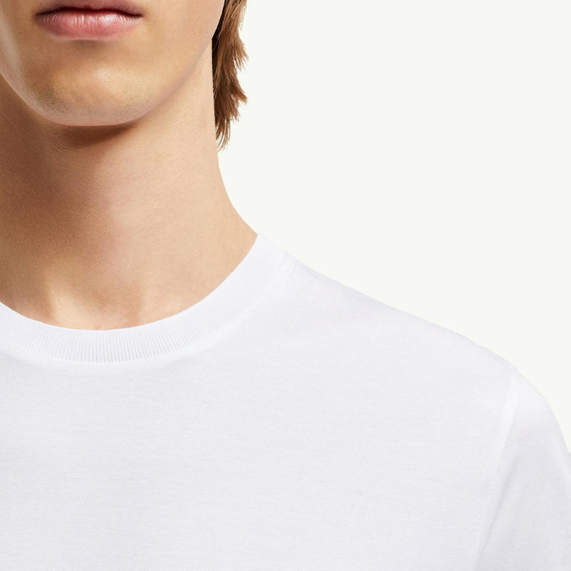 Vertical Back Logo Cotton T-Shirt