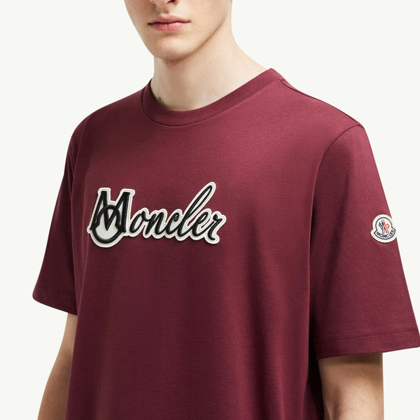 Embroidered Varsity Logo Cotton T-shirt