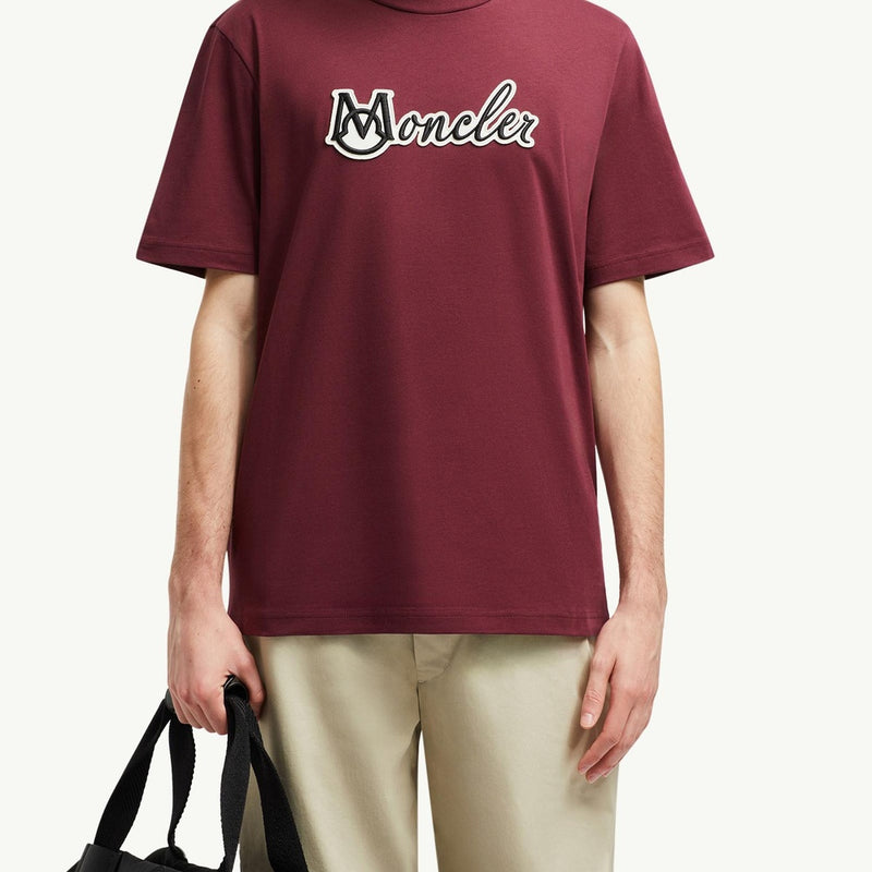 Embroidered Varsity Logo Cotton T-shirt