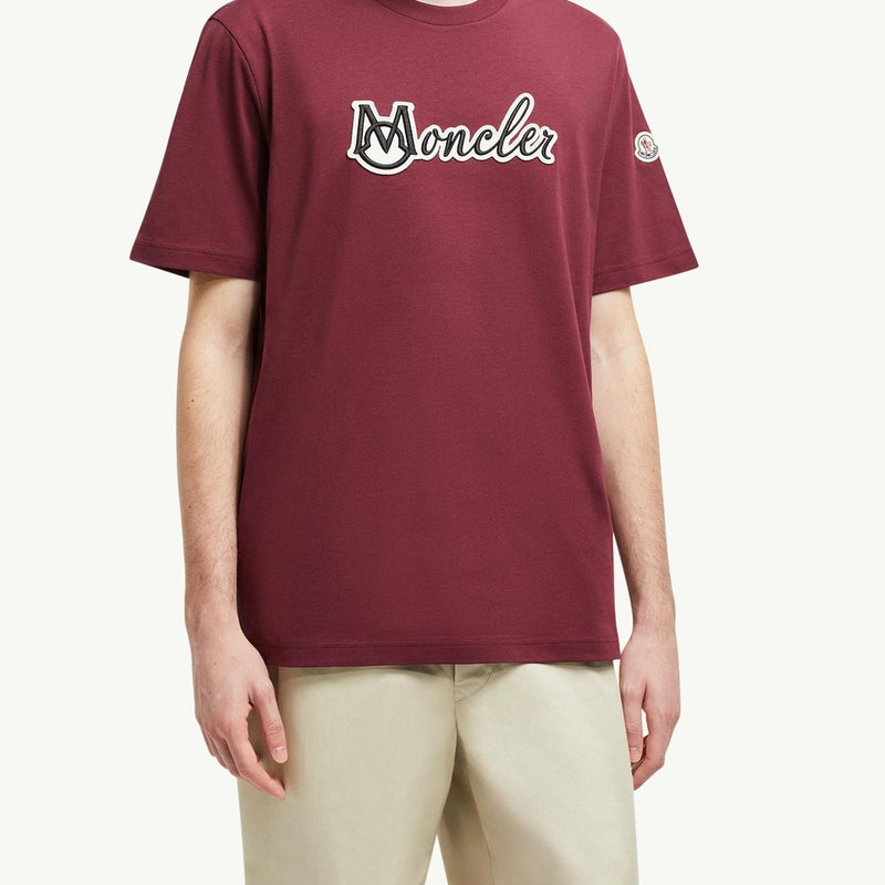 Embroidered Varsity Logo Cotton T-shirt