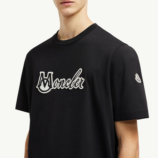 Embroidered Varsity Logo Cotton T-shirt