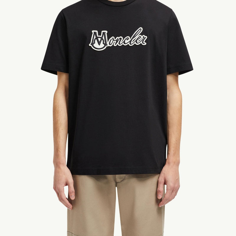 Embroidered Varsity Logo Cotton T-shirt