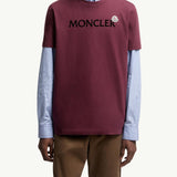 Flocked Logo Cotton T-Shirt