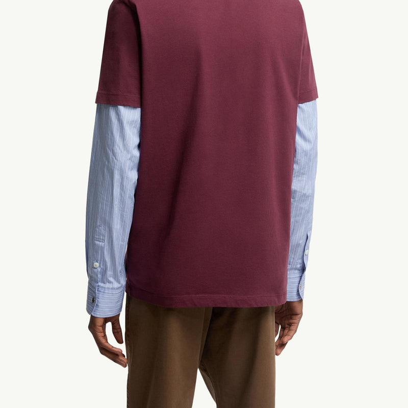 Flocked Logo Cotton T-Shirt