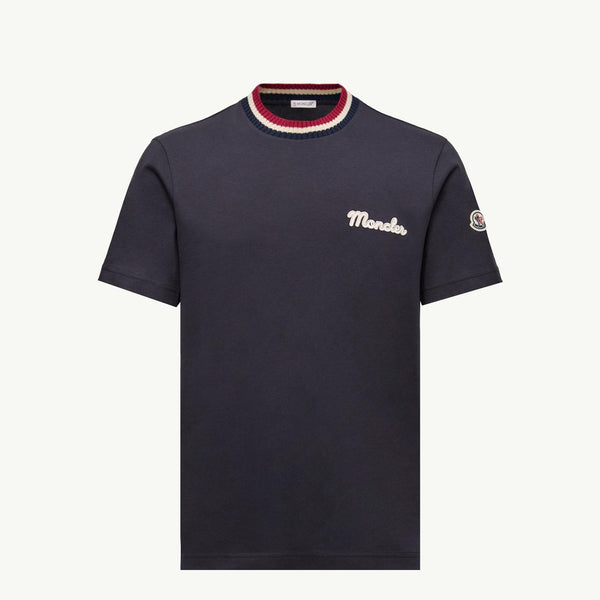 Embroidered Logo Cotton T-Shirt