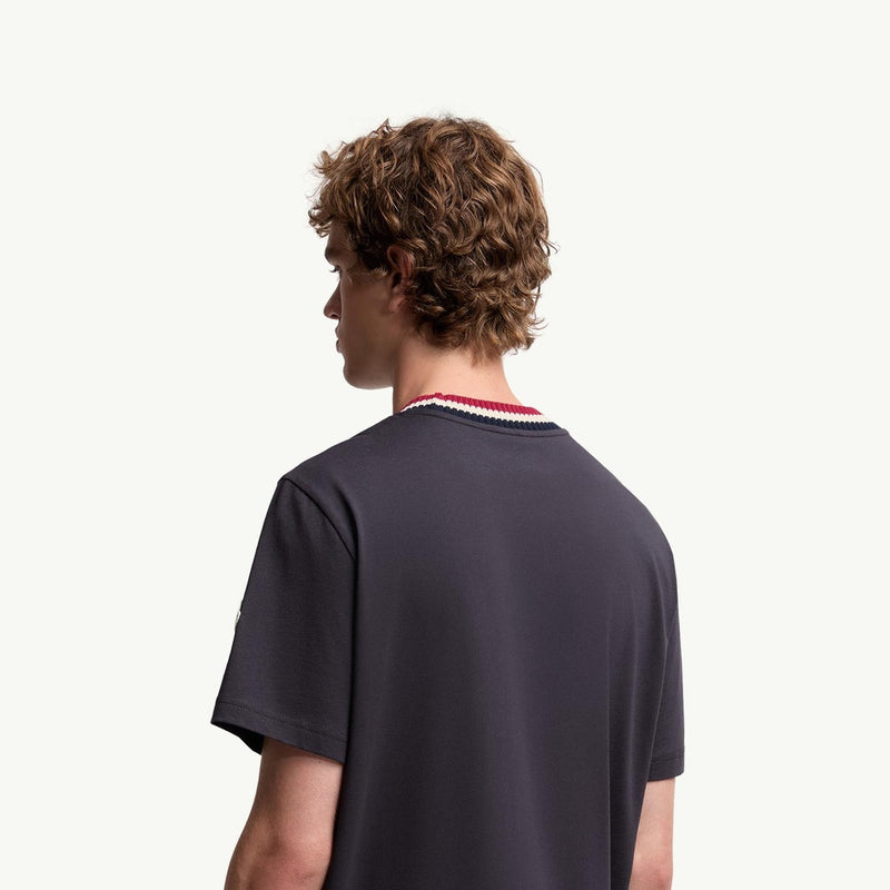 Embroidered Logo Cotton T-Shirt