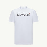 Flocked Logo Cotton T-Shirt