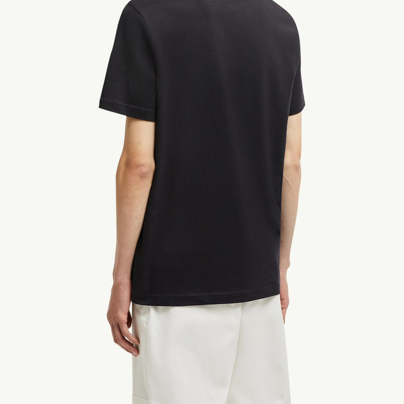 Embroidered Logo Cotton T-Shirt